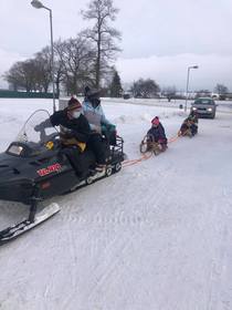 MŠ - Jízda za sněžným scooterem