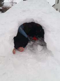 MŠ - Stavba igloo