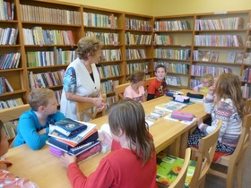 Návštěva místní knihovny - V. třída